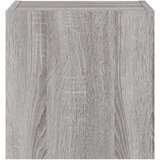 vidaXL Stenska TV omarica z LED lučkami siva sonoma 30,5x35x30 cm | Shoptok.si