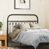  Metalno zamjensko uzglavlje crno 107 cm | shoptok.hr