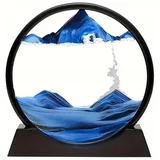 3D namizna steklena peščena slika 18cm MIX
