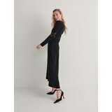 Reserved - Haljina s ukrasnom aplikacijom - crno | shoptok.hr