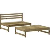 Maison Chic Seti vrtnega pohištva - Vrtna garnitura - Vrtni pohištvo set 2-delna impregnirana trdna borovina, (21810416) | Shoptok.si