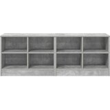 Ormarić za krevet s policom 2 pcs Betonska siva 66 x 33 x 48 cm | Shoptok.si