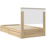  Krevet s od storage Sonoma hrast 100 x 200 cm Konstruirano drvo | shoptok.hr