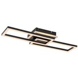 Rabalux plafonjera Ramin, LED, Sa daljinskim, 30W, 3000-6500K, 60x22cm, Crna Cene