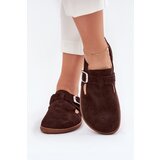 Zazoo Suede Lace-Up Shoes Barefoot Women's With Buckle Patches | ePonuda.com