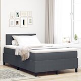 vidaXL Krevet s oprugama s madracem Tamnosivi 120x200 cm Kordurojna tkanina Cijene