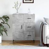 The Living Store Komoda betonsko siva 69,5x34x90 cm inženirski les - Komoda, (21662488) | Shoptok.si