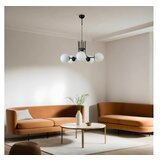 Opviq nevada 5 li siyah beyaz Camlı avize crno - beli luster | ePonuda.com