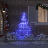  LED Božićno drvce s zemljanim klinovima Plava 182 cm Metal | shoptok.hr