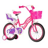  Kids bike princess flower roza 16 2024 1416201 | Eponuda.com