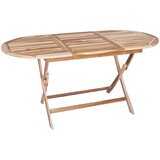  Set vrtnih namještaja 9 kom. Prirodna Čvrsto teak drvo | shoptok.hr