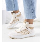 Gemre Beige high-top sneakers Jeanny Cene