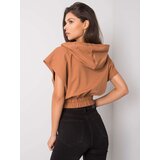 FANCY Sweatshirt-FA-BL-7227.86P-light brown | Shoptok.si