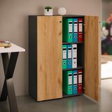 MID.YOU Arhivska Omara Lona Xl, Antracit, Barva Hrasta | Shoptok.si