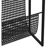  Stalak za časopise crni 35 x 15 x 45 cm čelični | Eponuda.com