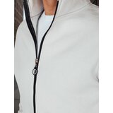 DStreet Bluza męska rozpinana ze stójką jasnoszara | shoptok.hr