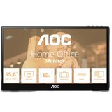 AOC Monitor 16T3EA 156"/IPS/1920x1080/60Hz/4ms GtG/USB C/prenosni/crna Cene
