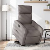 Maison Chic Električni naslanjač - Relax naslanjač s funkcijo vstajanja taupe blago, (22061536) | Shoptok.si
