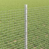  Zavarena žičana ograda s postom 25 x 0,6 m Srebrna Mreža | Shoptok.si
