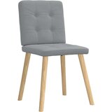 vidaXL Jedilni stoli 4 kosi svetlo sivo blago | Shoptok.si