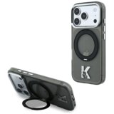  maska karl lagerfeld iml ring stand 360 kameo metal magsafe za iphone 17 pro/ 18 pro crna Cene