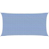  Senčna platna Modra in bela 2,5 x 5 m HDPE, (5000241287) | Shoptok.si