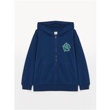 LC Waikiki Boys' Hoodie with Printed Long Sleeves Zippered Sweatshirt | shoptok.hr