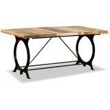  Blagovaonski stol od masivnog obnovljenog drva 180 cm | shoptok.hr