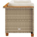 vidaXL Kutne vrtne sofe s jastucima 2 kom bež od poliratana | shoptok.hr