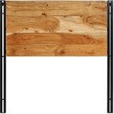  Uzglavlje 100 cm Puno drvo bagrem i željezo | shoptok.hr