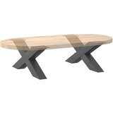  Noge za stolić u obliku slova X 2 kom antracit 70x(30-31) cm | shoptok.hr