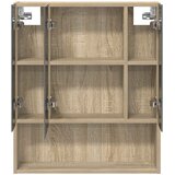  Kupaonski ormar s ogledalom Sonoma hrast 60 x 14.5 x 70 cm | shoptok.hr