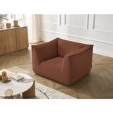 Bobochic Paris Oranžen fotelj iz rebrastega žameta Giorgia – | Shoptok.si