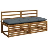  Jastučići za klupe VIANEN 2 kom. 100% poliester Plava - Plava 150 x 60 x 12 cm | shoptok.hr