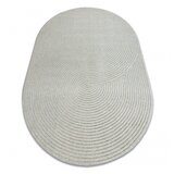 RugsX FLUX ovalna 461.67.AE503 volnena preproga OSTA - geometrijska, strukturna, loft modra / siva 160x230 cm, (5000176421) | Shoptok.si