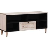 TV ormar Bjeli izbijeljeni 100 x 33 x 46 cm Čvrsto drvo manga | shoptok.hr
