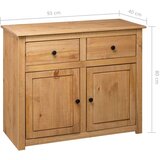 vidaXL komoda 93x40x80 cm trdna borovina Panama Range | Shoptok.si