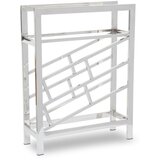Premier Housewares Metalni držač za boce vina u sjajno srebrnoj boji broj boca 12 kom Barolo – | shoptok.hr