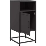 vidaXL Noćni ormarići 2 kom crni 36x39x78 cm čelični | shoptok.hr