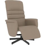 Maison Chic Naslanjač - Relax naslanjač z naslonom za noge kapučino barve umetno usnje, (22040243) | Shoptok.si
