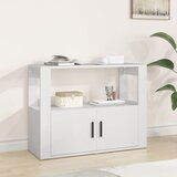The Living Store Komoda bela 80x30x60 cm inženirski les - Komoda, (21663595) | Shoptok.si