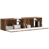 TV zidni ormar Zidne 2 pcs Dimljeni hrast 60 x 31 x 29,5 cm | shoptok.hr