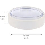 Wagner Talni blažilnik za vrata, Ø 48,5 mm, DE 4 kosi, 15 mm, prozorna izvedba | Shoptok.si