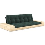 Karup Design Tamno zelena sklopiva sofa od samta 244 cm Base – Cijene