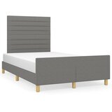  Okvir kreveta bez madraca tamnosivi 120 x 200 cm od tkanine | shoptok.hr