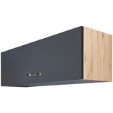 XXXL Kuhinjska Zgornja Omarica Shadow, Siva, Barva Hrasta | Shoptok.si