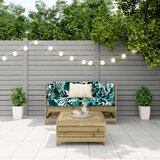  3-dijelni set vrtnih sofa od impregnirane borovine | Eponuda.ba