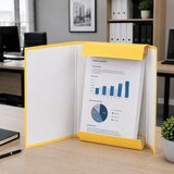  Folder for documents with elastic band, hard, office, yellow, A4/4.5 cm | shoptok.hr