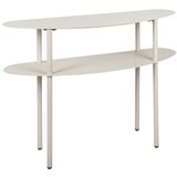 Leitmotiv Siva kovinska stranska mizica 28x90 cm Riqueza – Cene