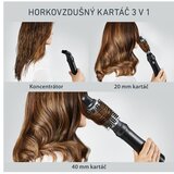 Rowenta Express Style CF6320F0 sredstvo za stiliziranje kose Četka s vrućim zrakom Toplo Crno, Srebro | shoptok.hr